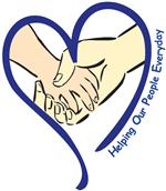 Logo for HOPE Program featuring two clasping hands inside a heart shape Logo for HOPE Program featuring two clasping hands inside a heart shape
